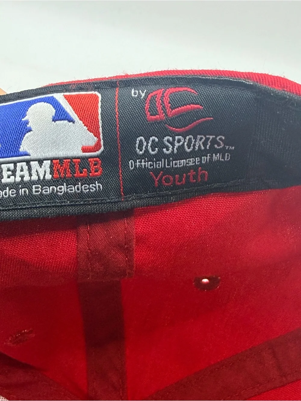 OC Sports St Louis Cardinals Youth Hat Red Team MLB Baseball Cap